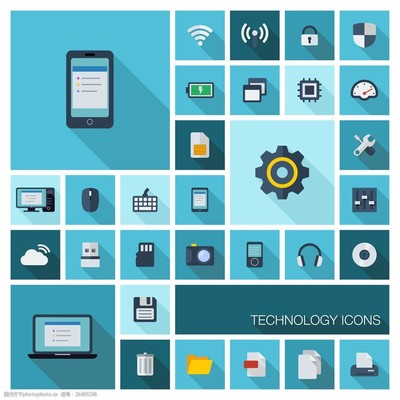 數(shù)碼電子產(chǎn)品與機(jī)械設(shè)備 圖標(biāo)設(shè)計(jì)中的視覺語言分野